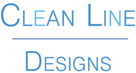 clean line designs solid wood furniture made in canada logo